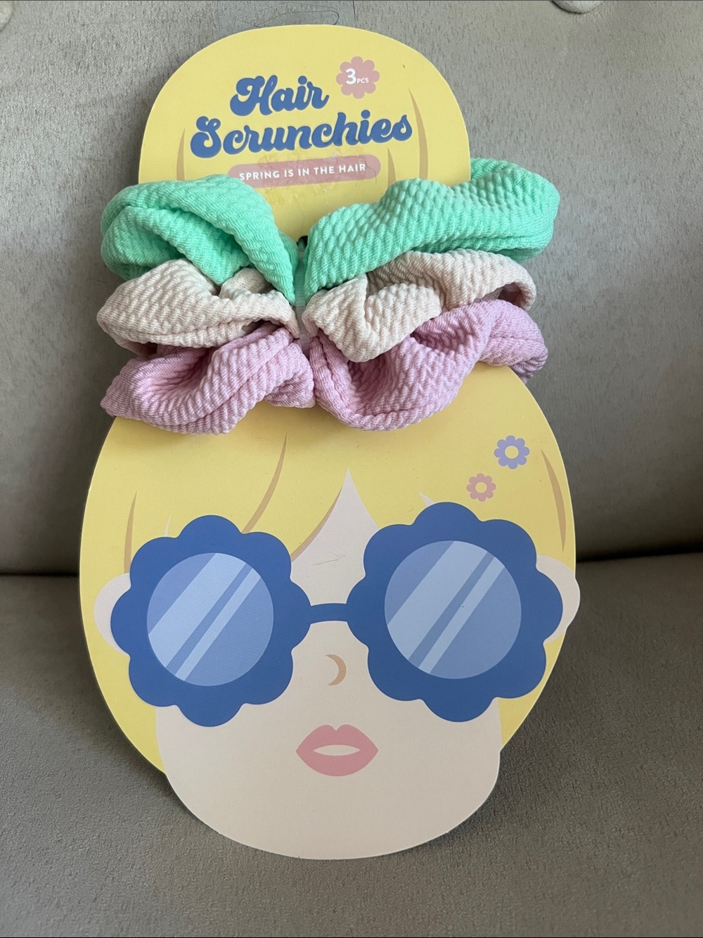 NWT Pulsar Pastel Hair Scrunchie Set